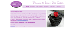 Desktop Screenshot of bonnyweecakes.co.uk